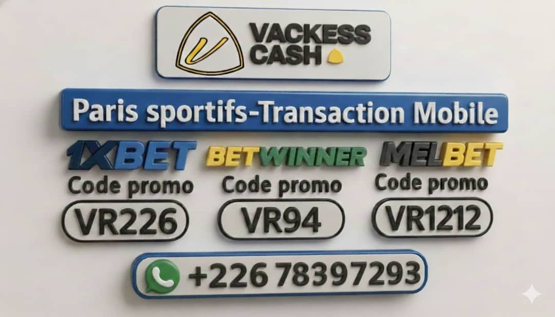 Vackess Cash - Codes Promo transaction mobile